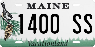 ME license plate 1400SS