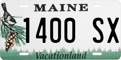 ME license plate 1400SX