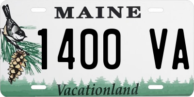 ME license plate 1400VA