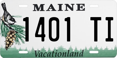ME license plate 1401TI