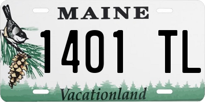 ME license plate 1401TL