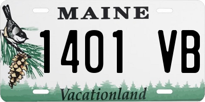 ME license plate 1401VB