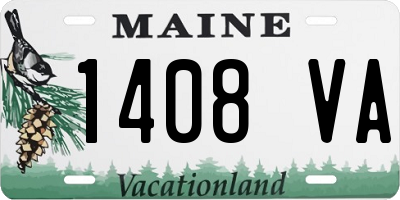 ME license plate 1408VA