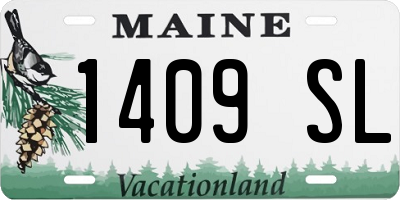 ME license plate 1409SL