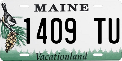 ME license plate 1409TU