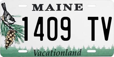 ME license plate 1409TV