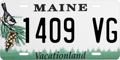 ME license plate 1409VG