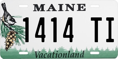 ME license plate 1414TI