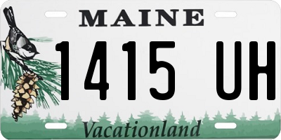 ME license plate 1415UH