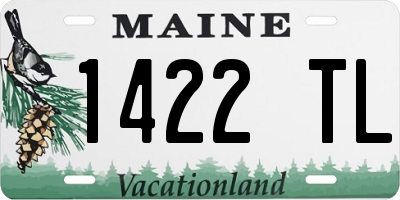 ME license plate 1422TL