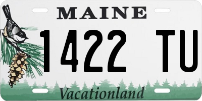 ME license plate 1422TU