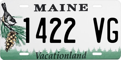 ME license plate 1422VG