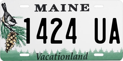 ME license plate 1424UA