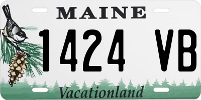 ME license plate 1424VB