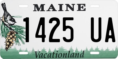 ME license plate 1425UA