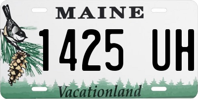 ME license plate 1425UH