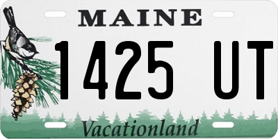 ME license plate 1425UT