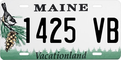 ME license plate 1425VB
