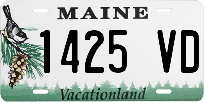 ME license plate 1425VD
