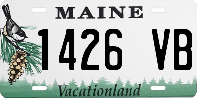 ME license plate 1426VB
