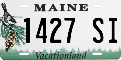 ME license plate 1427SI