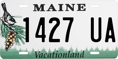 ME license plate 1427UA