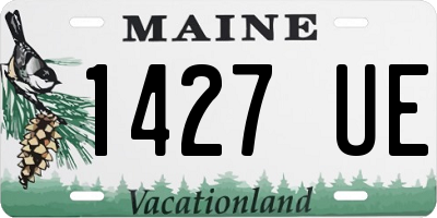 ME license plate 1427UE