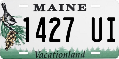 ME license plate 1427UI
