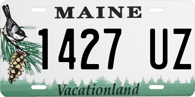 ME license plate 1427UZ