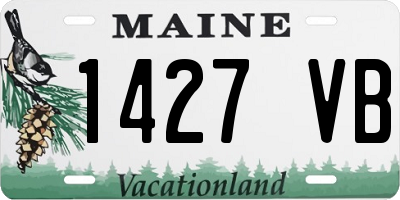 ME license plate 1427VB