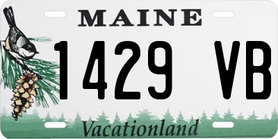 ME license plate 1429VB