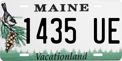 ME license plate 1435UE