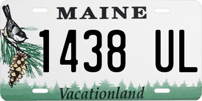 ME license plate 1438UL