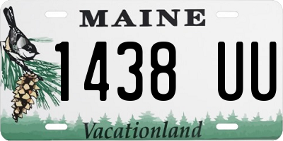 ME license plate 1438UU