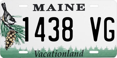 ME license plate 1438VG