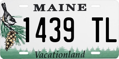 ME license plate 1439TL