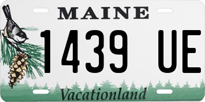 ME license plate 1439UE