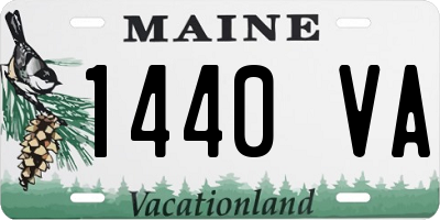 ME license plate 1440VA