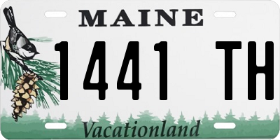 ME license plate 1441TH