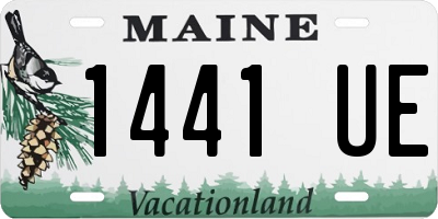 ME license plate 1441UE