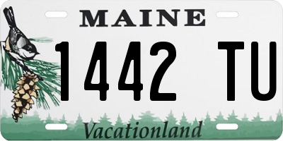 ME license plate 1442TU