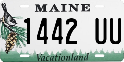 ME license plate 1442UU