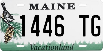 ME license plate 1446TG