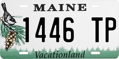 ME license plate 1446TP