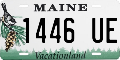 ME license plate 1446UE