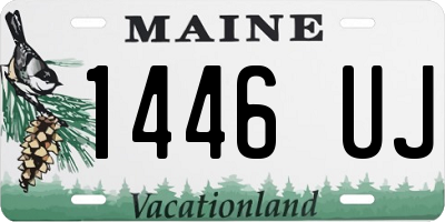 ME license plate 1446UJ