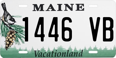 ME license plate 1446VB