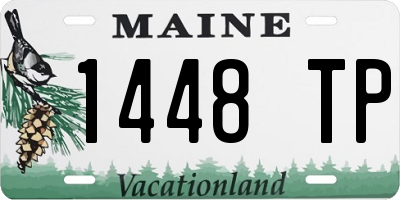 ME license plate 1448TP