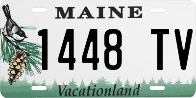 ME license plate 1448TV