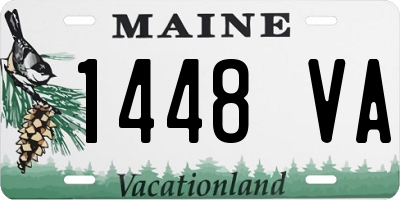 ME license plate 1448VA